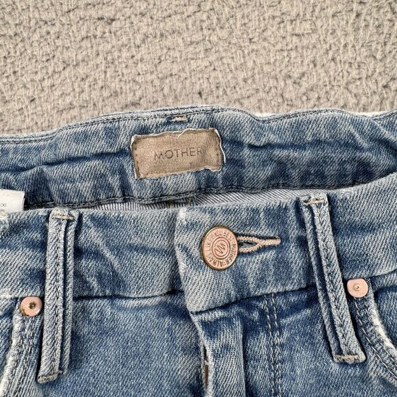 Mother Jeans Womens Size 24 Blue The Insider Crop Denim Stretch - Picture 3 of 14